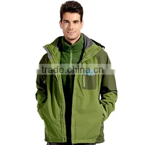 Wholesale Factory Price Polyester Men's Waterproof Jacket thumbnail-1