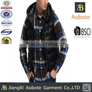 2015 High Quality Black Men's Vest With Hood thumbnail-1