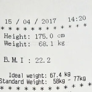 DHM-600 Medical and Personal Ultrasonic Height and Weight Scale With Printing thumbnail-4