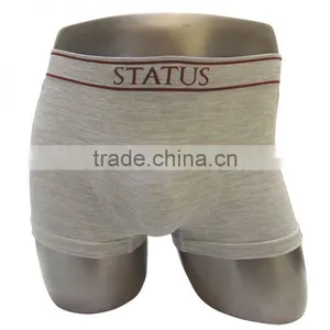 Hot Sale Mans Underwear Panties Plain Seamless Boxers Underwear Wholesale thumbnail-1