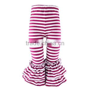 2017 Fall Cheap Kids Clothing Wholesale Kids Ruffle Legging Boutique Baby Girl Ruffle Pants thumbnail-1