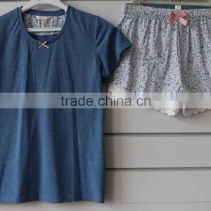 Knitted and Woven Pajamas Set thumbnail-4