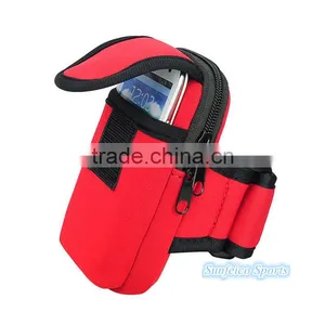 Running Exercise Armband Bag Pouch/Outdoor Sports~2 Portable Arm Pack Pocket~6 Colors~Accept Custom thumbnail-1