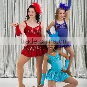 2014 Girls Competition Dance Wear Tutu Dress Costume Kids&teen -princess Girls Dress Costume-shiny Country Girl Ballet Dance thumbnail-1