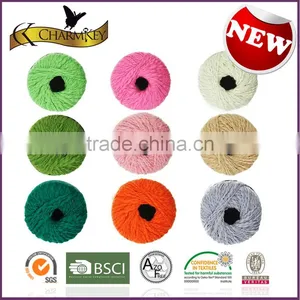 Charmkey Fancy Knitting Yarn Natural Fiber Yarn Cotton Yarn for Sweaters thumbnail-5