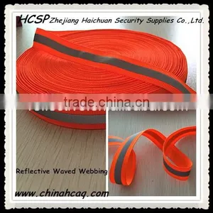 Fluorescent Orange Reflective Webbing Tape thumbnail-1