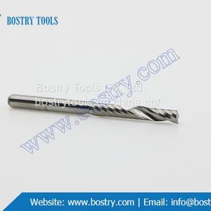 Solid Carbide Single Flute Spiral End Mill Milling Cutter Wood Plastic Cnc Router Bits Cnc Tool Bits thumbnail-2