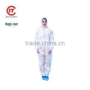 Disposable Microporous Coverall, Protective Clothing thumbnail-1