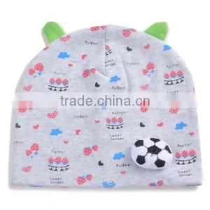 2016 Newest Korea Style 100%cotton Cute Boys&girls Baby Beanie Hat Baby Bonnet With Animal Head on thumbnail-2