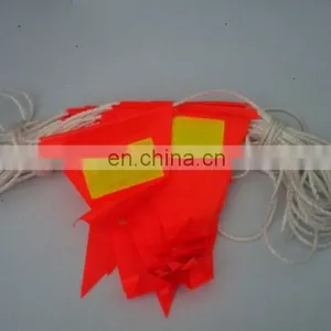 30m Orange PVC Safety Warning Flag With Fluorescent Yellow for Construction Sites From Wenzhou Fly Craft thumbnail-1