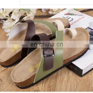 Wholesales Men Beach Slipper Mayari Black Birko-flor Slippers thumbnail-2
