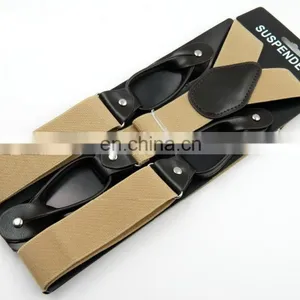 High Quality 3.5cm Width Leather Mens Suspenders thumbnail-4