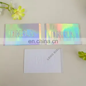 Self-adhesive Removable Radium Laser Sticker Stress Convex Sticker Customized thumbnail-3