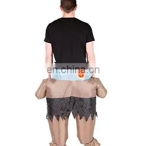 Funny Inflatable Costume Cubic Face Design Halloween Dress for Adults thumbnail-4