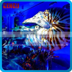 Indoor Playground High Quality And Colorful Animatronic Nautiloidea Model thumbnail-1