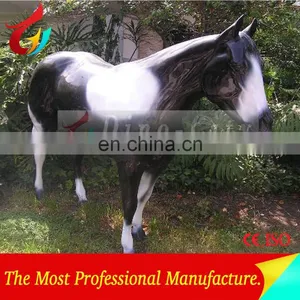 Artificial Outdoor Playground Rides Fiberglass Horse thumbnail-5