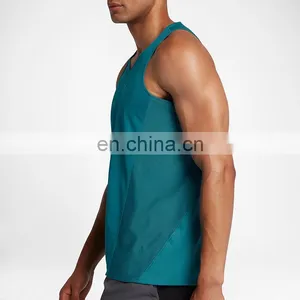 Bodybuilding Men Tank Top Plain Gym Custom Stringer Tank Tops for Men thumbnail-4