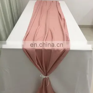 TR041#58 Coral Crepe de Chine Mexican Table Runner Decoration thumbnail-5
