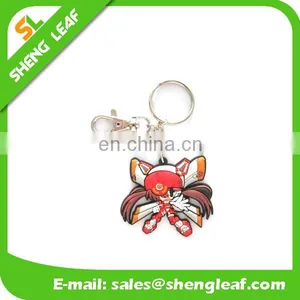 3d Cartoon Character Customized Soft Pvc Rubber Keychain thumbnail-1