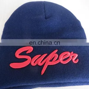 Custom Pink Girls Beanie Hats With Embroidered Logo for Promotion thumbnail-3