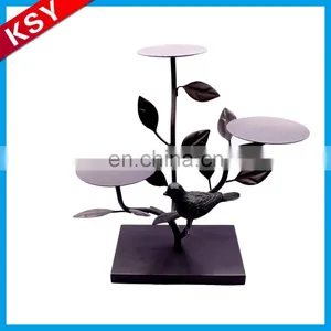 Best Selling Fine Workmanship Metal Tree Hold Custom Hanging Lantern Candle Holders Base For Wine Bottle thumbnail-6