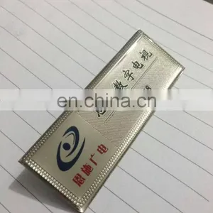 Factory Direct Sale Aluminum Printing Name Badge/ Custom Printing Name Badge thumbnail-5