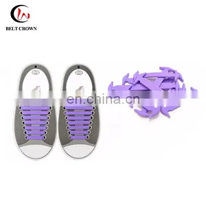 Mixed Color Elastic Silicone No Tie Shoelaces Design for Lock no Tie Shoelaces thumbnail-2