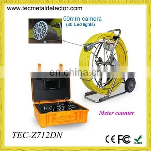 100M Cable Water Well Sewer Pipe Inspection Underwater Camera TEC-Z712DN thumbnail-1