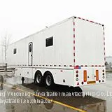 China Factory Twist Lock Gooseneck Low Platform Semi Trailer 40 Ton Low Bed Semi Trailer thumbnail-1