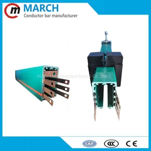 4 Poles Conductor Bar Current Collector for Hoist Moving Machine thumbnail-4