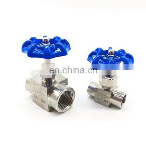 304 Stainless Steel Straight Through Female Thread Needle Valve thumbnail-6