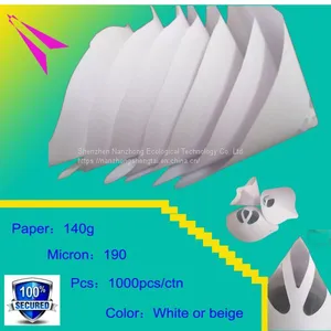 Disposable Automobile Paint Filter Paper Funnel Paint Paper Paint Strainer 190micron/125micron 1000pcs thumbnail-3