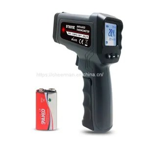 1100 Celsius DT8011E Dual Laser Industrial Infrared Thermometer High Temperature Thermometer Gun thumbnail-1
