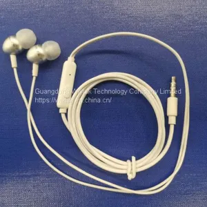 Wired Earphone Headphone Handsfree Mic 3.5mm Stereo Sound Headset Earbuds Earpieces Microphone Noise Cancelling Headphones thumbnail-1