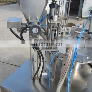 Rotary Table Ice Crame Small Plastic Cups Filling and Sealing Machine thumbnail-5