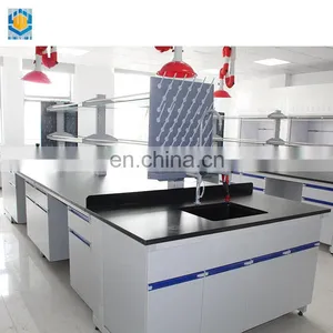 SGS Approved Lab Furniture Adjustable Work Bench Lab Table With Sink thumbnail-6
