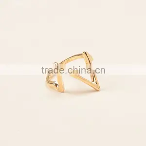 Fashion Hot Sale Stud Plate Charm Silver Finger Rings thumbnail-4