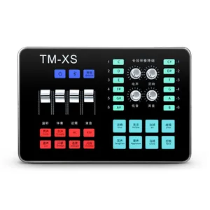 100% Original Snail XS Web Celebrity Live Sound Card, Digital Audio, Portable and Mobile, Intelligent Noise Reduction Suitable for Web Celebrity Live Recording and Clipping Home Entertainment thumbnail-1