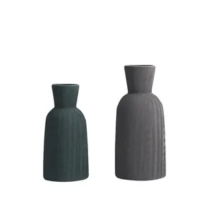 Nordic Style Drawing Process Ceramic Vase Ins Flower Vase, Table Decorations thumbnail-5