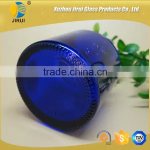 90ml Blue Cylinder Glass Cream Jar thumbnail-4