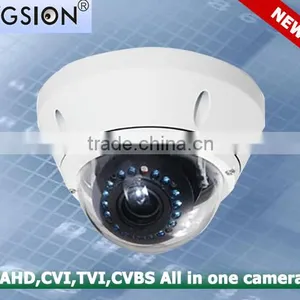 Indoor & Outdoor PAL/NTSC Night Vision 720P TVI-AHD-CVI-CVBS All in One Dome Camera thumbnail-1