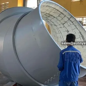 Large Diameter Ceramic Patch Composite Pipe thumbnail-2