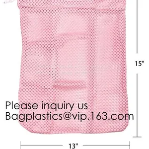 Mesh Laundry Bag Heavy Duty Drawstring Bag, Factories, College, Dorm, Travel Apartment Blouse, Hosiery, Stocking, Underwear Bags thumbnail-5