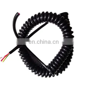 7 17 19 21 26 Cores Spring Spiral Cable for CNC Handheld Encoder Manual Pulse Generator thumbnail-1