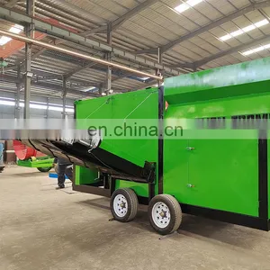 Movile Rotary Trommel Screen Compost Screening Machine Rotary Sand Screening Machine Sand Trommel Screen thumbnail-4