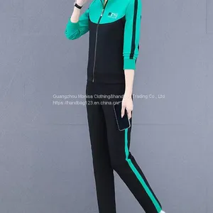 Autumn Coat Fashion Sweater Two-Piece Women's Spring And Autumn Sportswear Suit thumbnail-2
