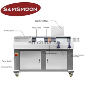 Explosive Models Perfect 7 Level Adjustment Hot Glue A4 Fully Automatic Book Binding Machine thumbnail-3