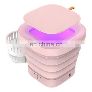 Moyu Mini Portable Washing Machine XPB08-F2 2 in 1 Portable Foldable Mini Washer Clothes Washing and Spin Dryer for Home Travel thumbnail-5