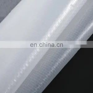 Transparent PE Tarpaulin UV Treatment Woven Fabric Film for Cherry Tree Protection Cover thumbnail-4