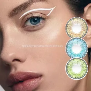 OEM Natural Fresh Color Contact Lenses Prescription Wholesale Fashion Gray Contact Lens thumbnail-1